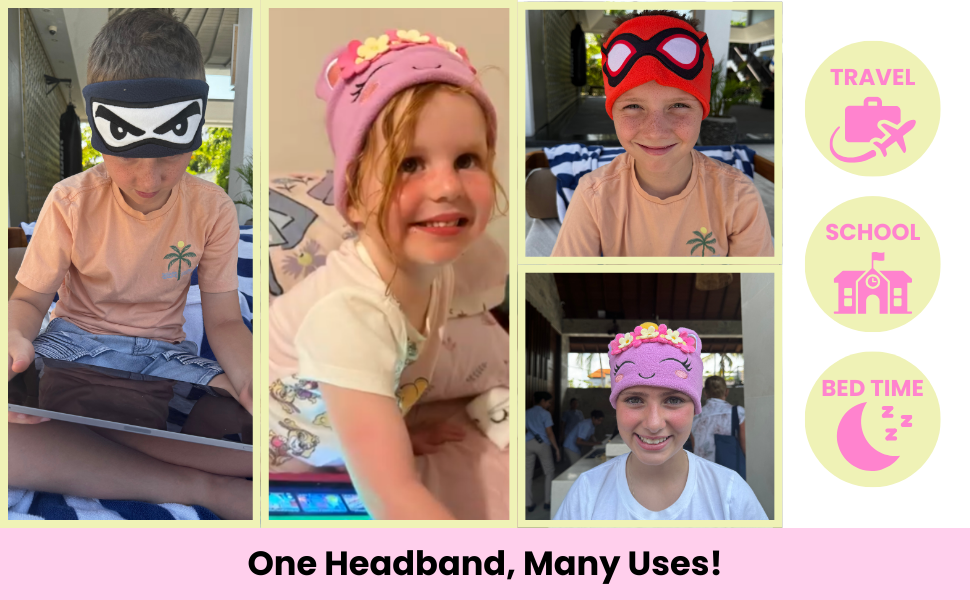 Kooshy Bands Headphones™ v2 Unicorn